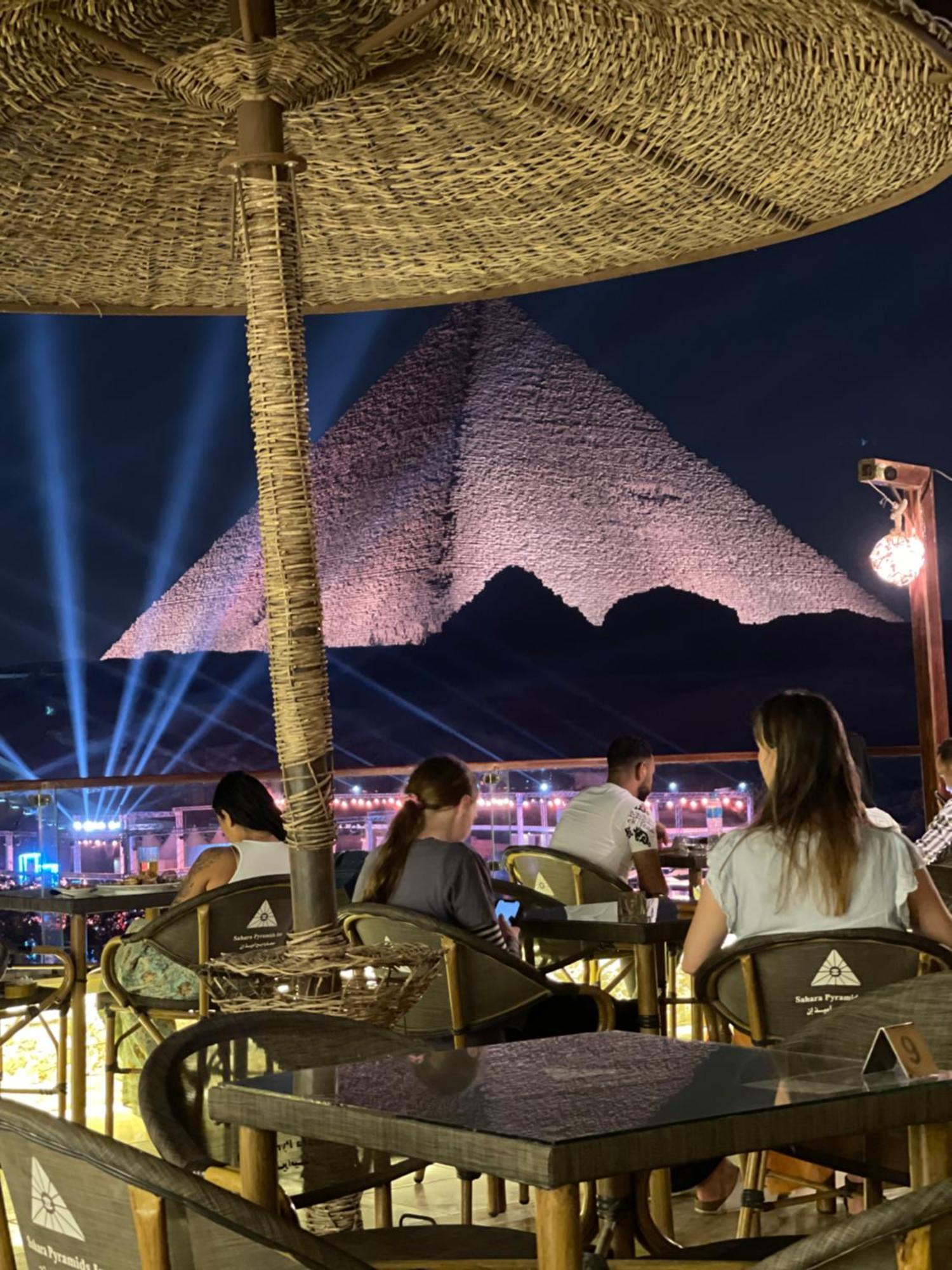 Sahara Pyramids Inn Kafret el-Gabal Exterior foto